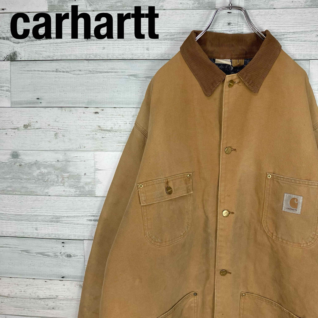 carhartt(カーハート)のカーハート ブランケット裏地 ダック素材 ミシガンチュアコート カバーオール メンズのジャケット/アウター(カバーオール)の商品写真