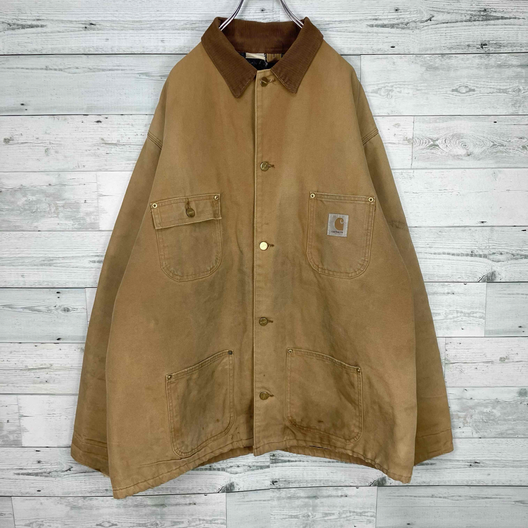 carhartt(カーハート)のカーハート ブランケット裏地 ダック素材 ミシガンチュアコート カバーオール メンズのジャケット/アウター(カバーオール)の商品写真