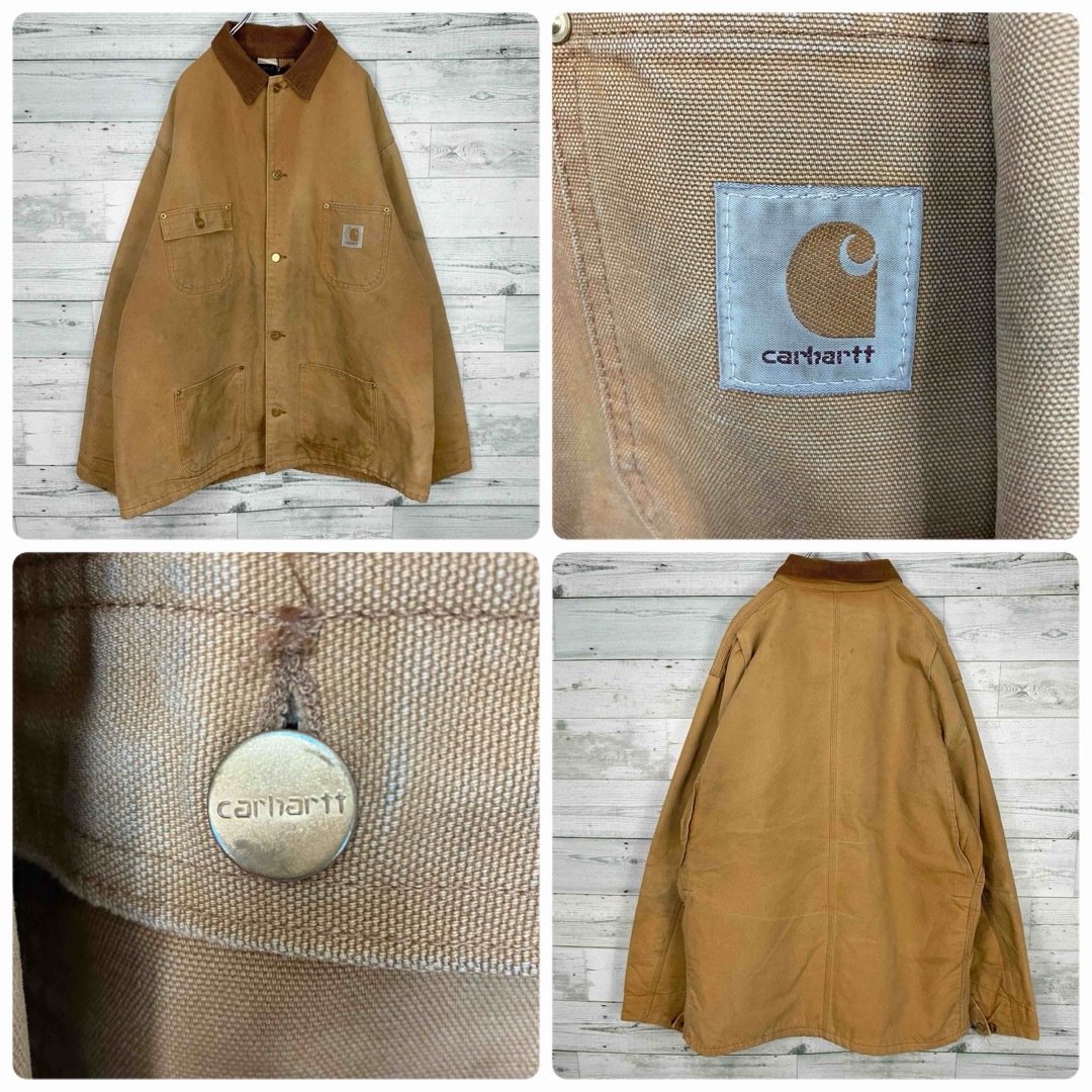 carhartt(カーハート)のカーハート ブランケット裏地 ダック素材 ミシガンチュアコート カバーオール メンズのジャケット/アウター(カバーオール)の商品写真