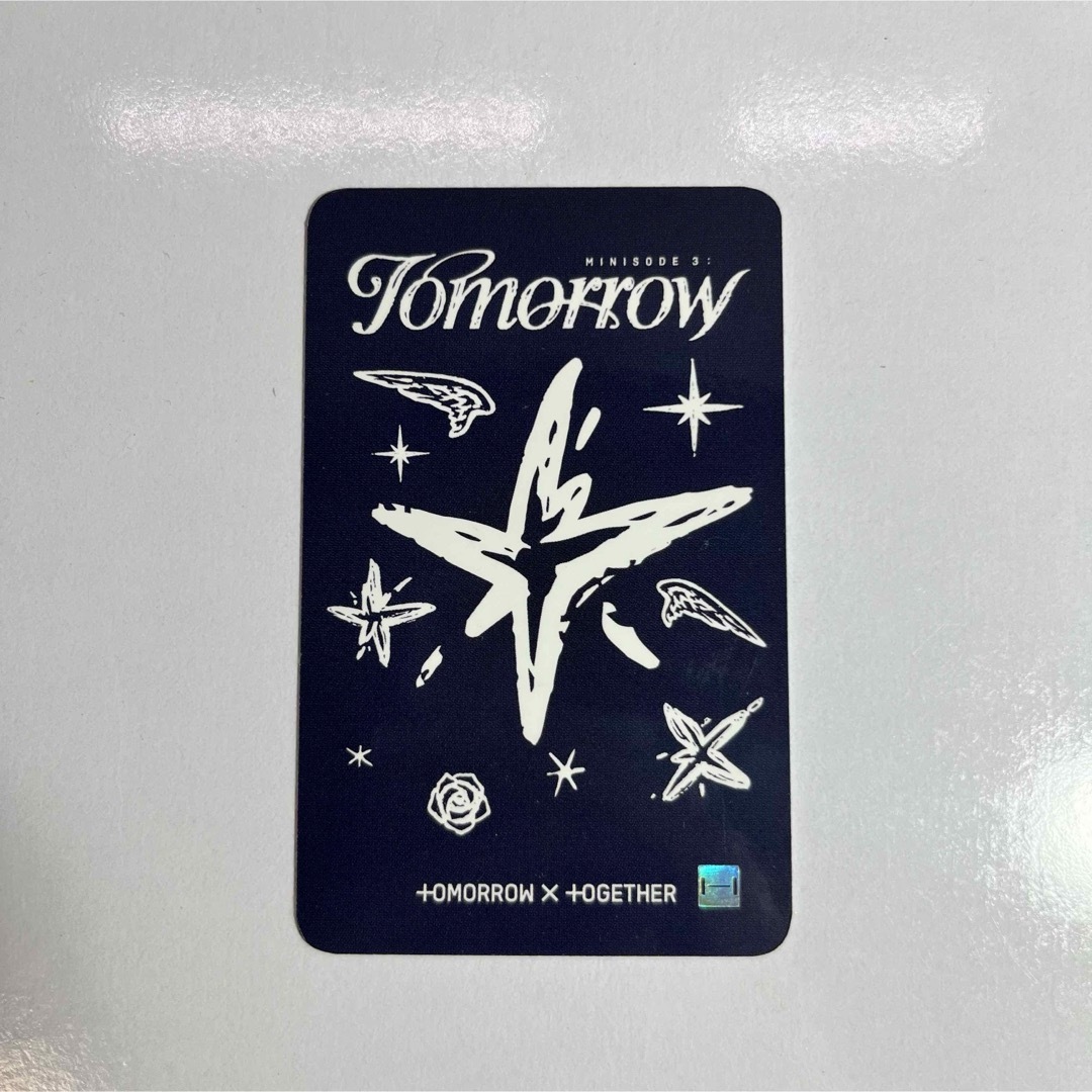 TOMORROW X TOGETHER(トゥモローバイトゥギャザー)のTXT TOMORROW ラキドロ トレカ サウェ テヒョン エンタメ/ホビーのCD(K-POP/アジア)の商品写真
