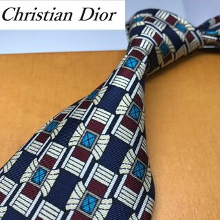Christian Dior - 未使用タグ付き★クリスチャンディオール★ ブランド ネクタイ シルク  茶黒系