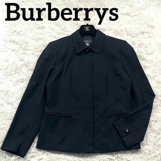 バーバリー(BURBERRY)のオールド Burberry ゴールド Bロゴ ジャケット ウール キュプラ(その他)