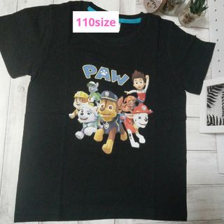 パウパトロール Tシャツ 半袖 110 BLACK Part４(Tシャツ/カットソー)