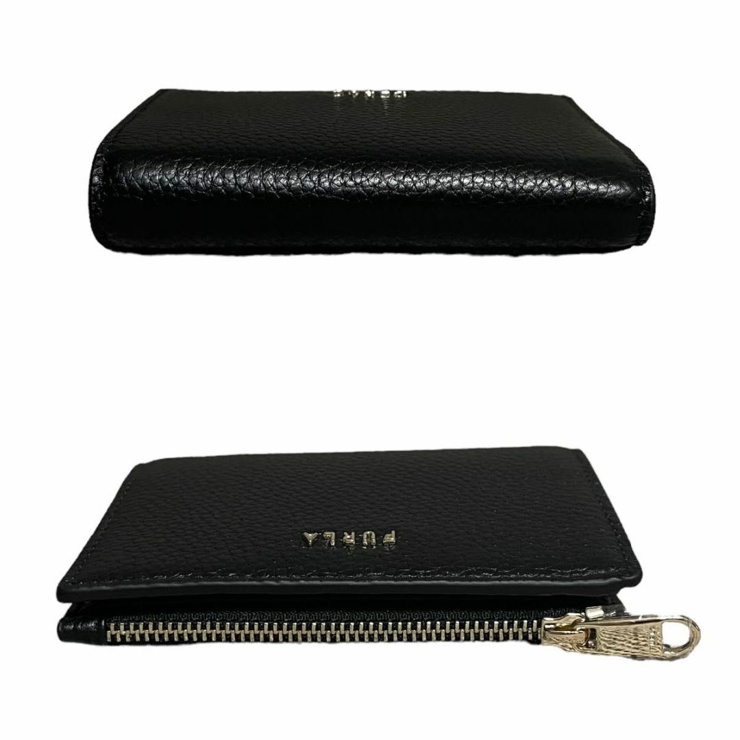 Furla(フルラ)の新品未使用　FURLA フルラ　折り財布　ブラック　レザー　二つ折り レディースのファッション小物(財布)の商品写真