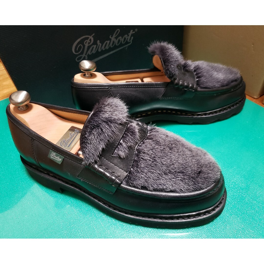 Paraboot(パラブーツ)の【極美品】Paraboot パラブーツ Reims ランス ミンク 8 メンズの靴/シューズ(スリッポン/モカシン)の商品写真