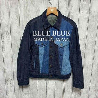 BLUE BLUE - BLUE BLUE アシンメトリーデニムジャケット！日本製！雰囲気◎