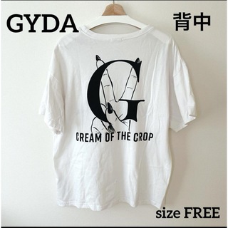 GYDA - size FREE☆GYDA BACK GY PEACE BIG Tシャツ
