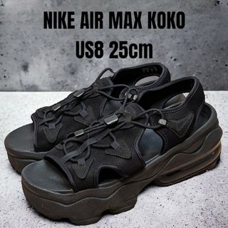 ナイキ(NIKE)のNIKE AIR MAX KOKO 25cm ナイキ エアマックスココ ブラック(サンダル)