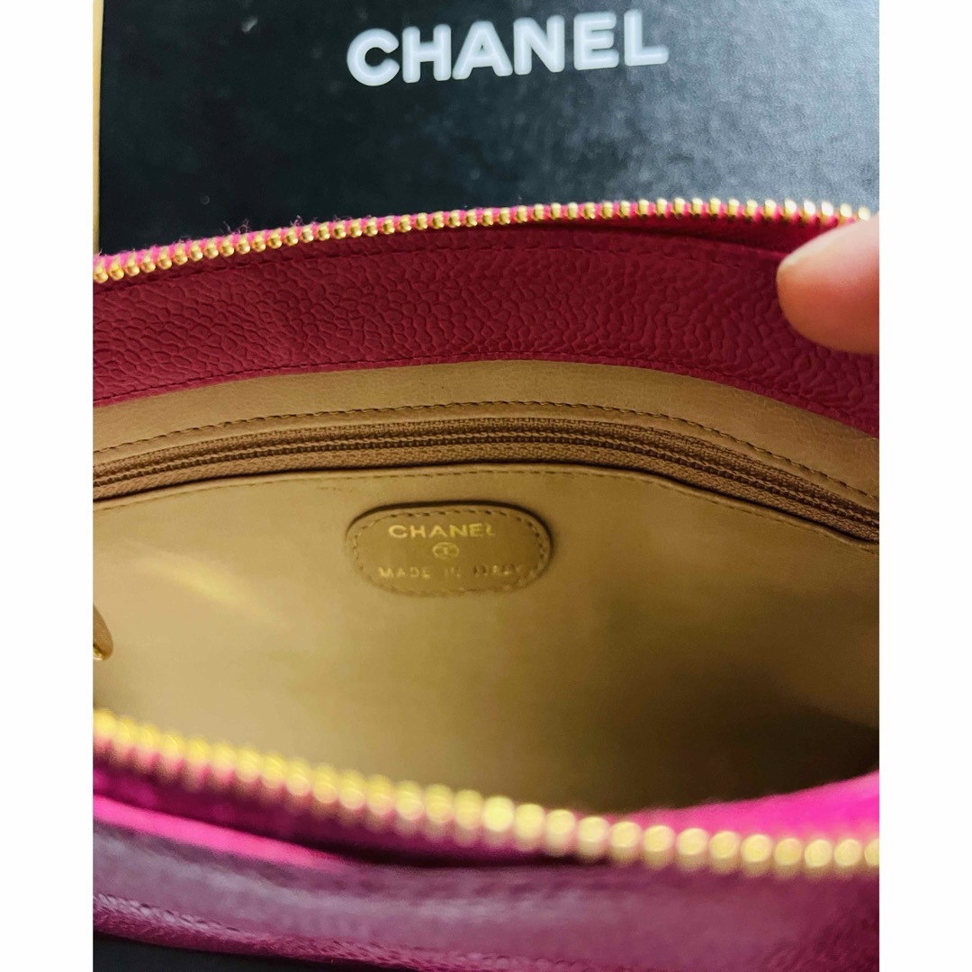 CHANEL(シャネル)のシャネル　ポーチ　キャビアスキン レディースのファッション小物(ポーチ)の商品写真