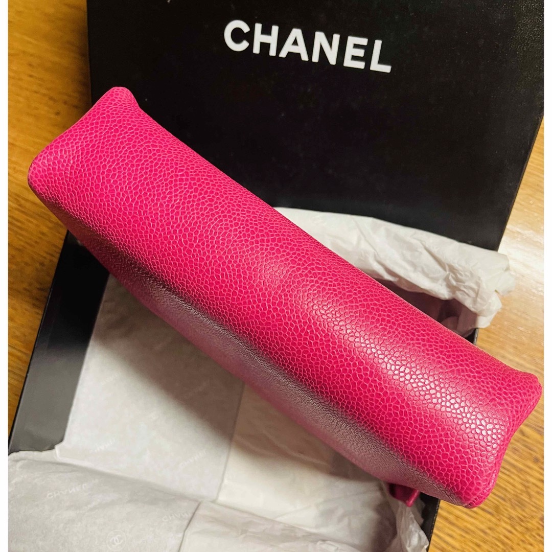 CHANEL(シャネル)のシャネル　ポーチ　キャビアスキン レディースのファッション小物(ポーチ)の商品写真