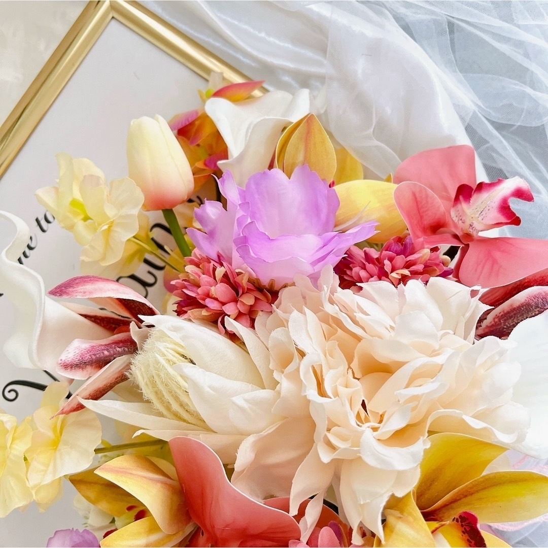アーティフィシャルフラワーブーケクラッチブーケ 結婚式 アーティフィシャルフラワーブーケクラッチブーケ 結婚式