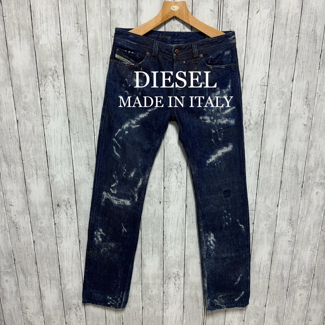 DIESEL(ディーゼル)のDIESEL SAFADO ダメージブリーチ加工デニム！イタリア製！雰囲気◎  メンズのパンツ(デニム/ジーンズ)の商品写真