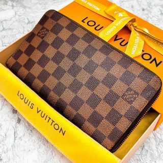 ✨新品同様✨ＬＶ　ジッピーオーガナイザー　ダミエエベヌ　長財布