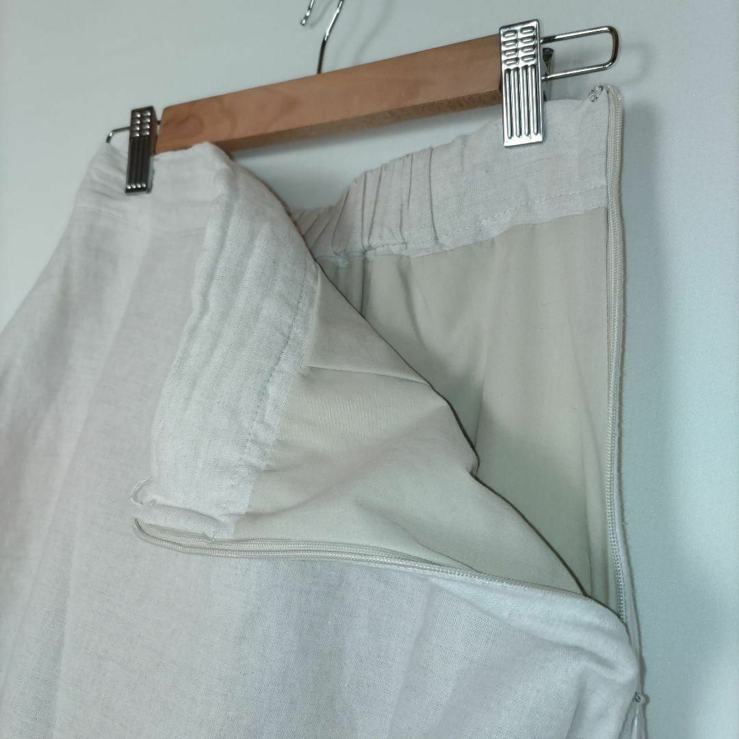 archives(アルシーヴ)のb3180【アルシーヴ】洗える麻綿ロングスカートAライン ナチュラル可愛い上品 レディースのスカート(ロングスカート)の商品写真