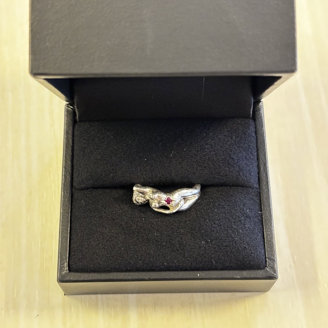 WACKO MARIA(ワコマリア)の希少品 WACKO MARIA ワコマリア ヌードリング ルビー 指輪 11号 メンズのアクセサリー(リング(指輪))の商品写真