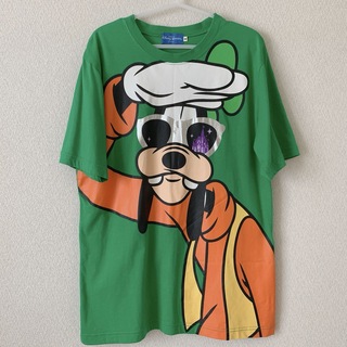 ディズニー(Disney)のディズニーリゾート グーフィー フェイス Tシャツ Mサイズ(Tシャツ(半袖/袖なし))