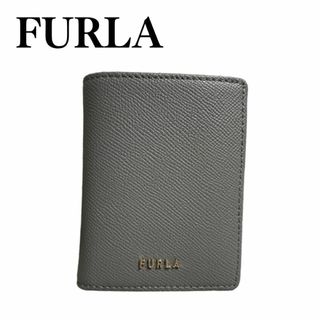 フルラ(Furla)の新品未使用　FURLA フルラ　折り財布　手帳型　財布　グレー　花柄(財布)