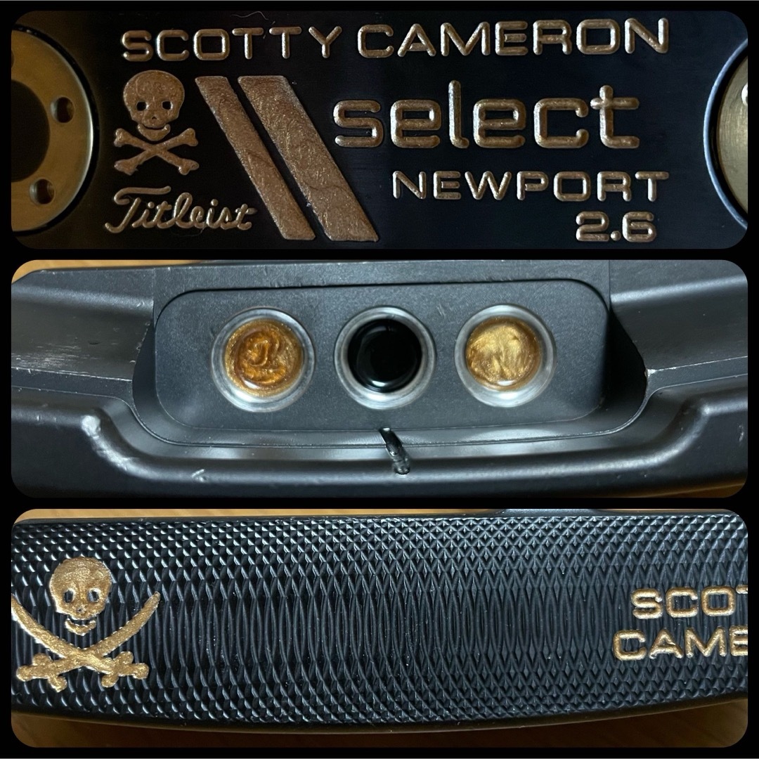 Scotty Cameron(スコッティキャメロン)の【超希少品】 セレクト2012年モデル ニューポート2.6 キングスカルカスタム スポーツ/アウトドアのゴルフ(クラブ)の商品写真