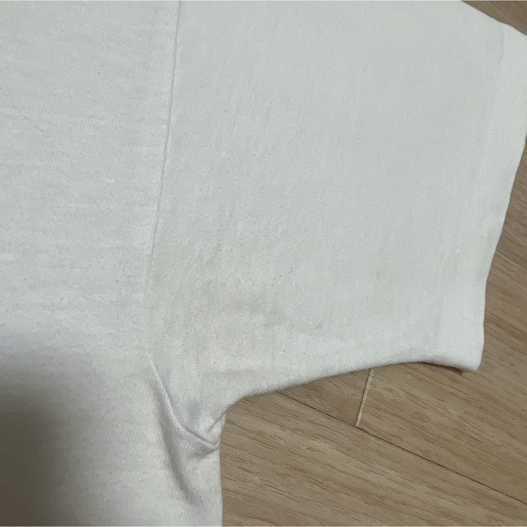 Hanes(ヘインズ)のHanes　シングルステッチ　USA製　Tシャツ　ホワイト　白　プリント　ハワイ メンズのトップス(Tシャツ/カットソー(半袖/袖なし))の商品写真