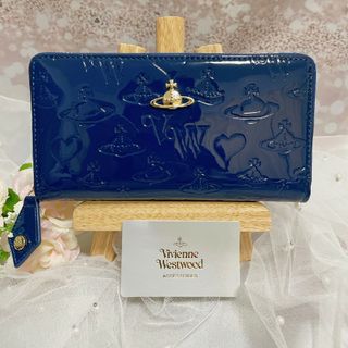 Vivienne Westwood - 【24時間以内発送】Vivienne Westwood 長財布 青 エナメル