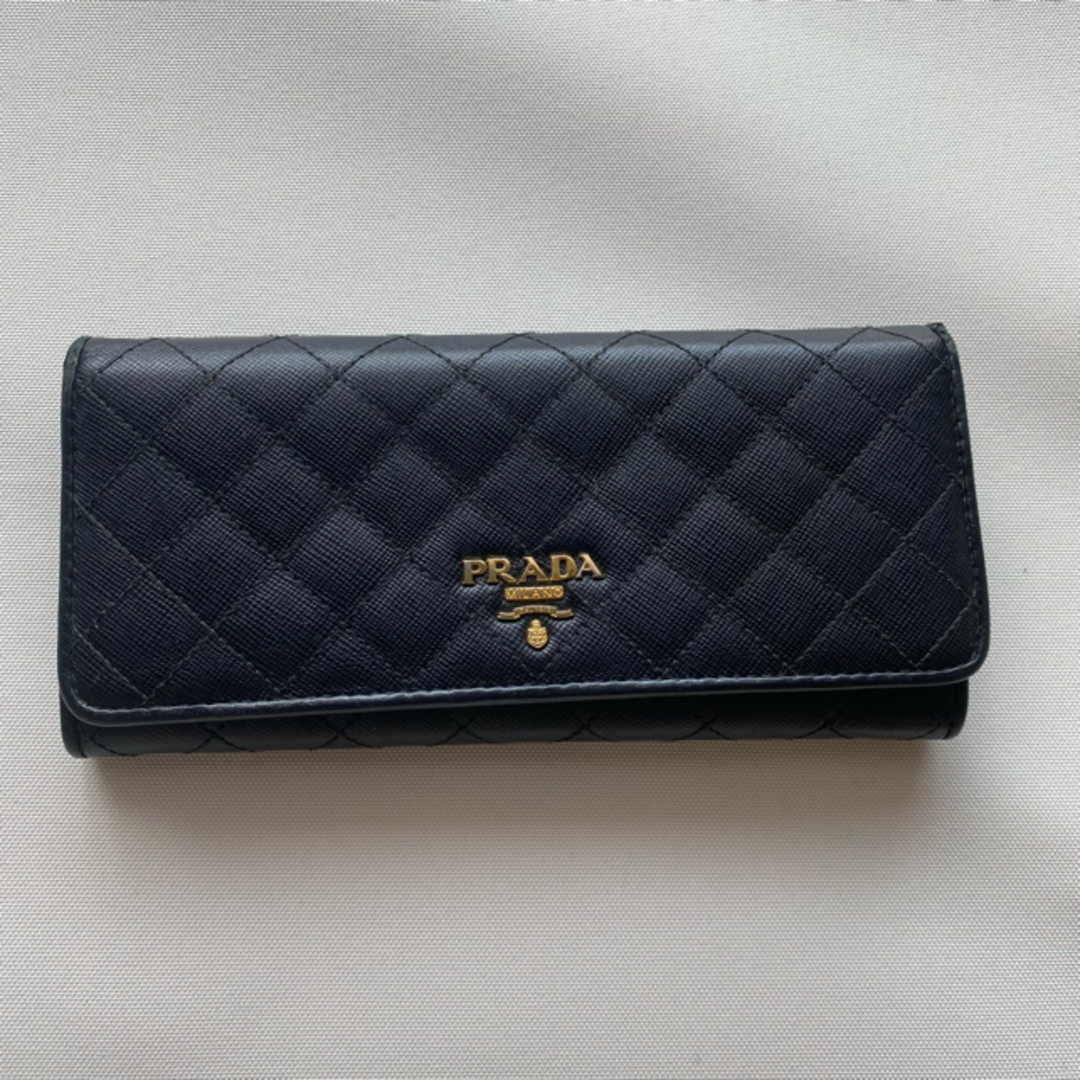 PRADA(プラダ)のプラダ　キルティングレザー　長財布 レディースのファッション小物(財布)の商品写真