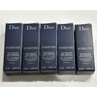 クリスチャンディオール(Christian Dior)の新　ディオールスキン フォーエヴァー フルイド マット ON 2.7ml×5(ファンデーション)