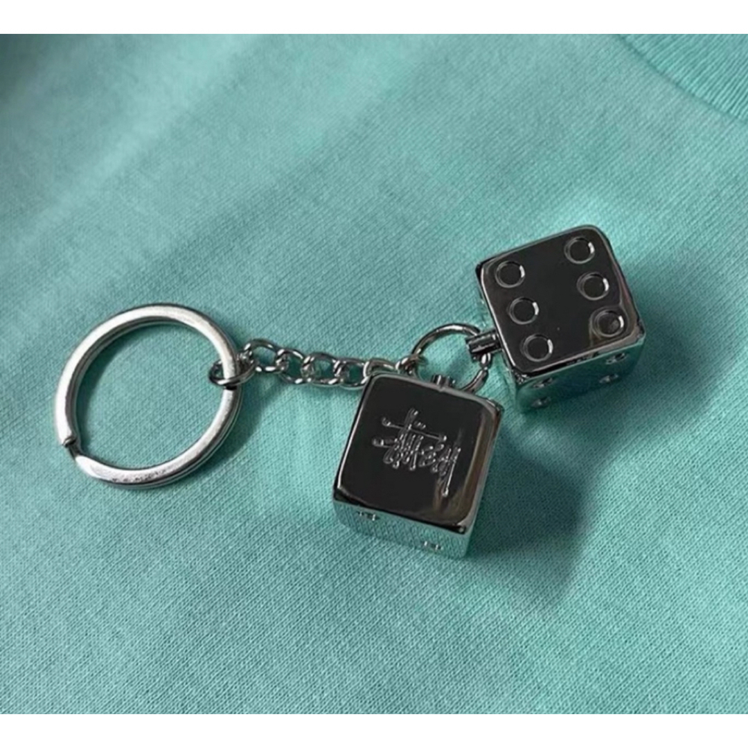 STUSSY ステューシー キーホルダー Metal Dice Keychain メンズのファッション小物(キーホルダー)の商品写真