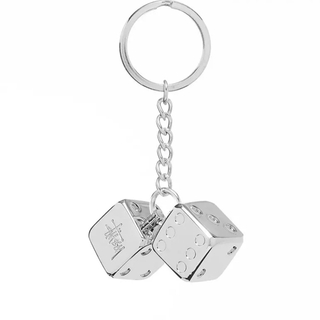 STUSSY ステューシー キーホルダー Metal Dice Keychain(キーホルダー)