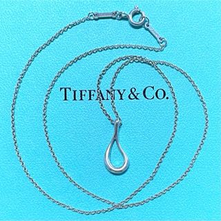 ティファニー(Tiffany & Co.)のティファニー オープン ティアドロップ ペンダント ネックレス シルバー925(ネックレス)