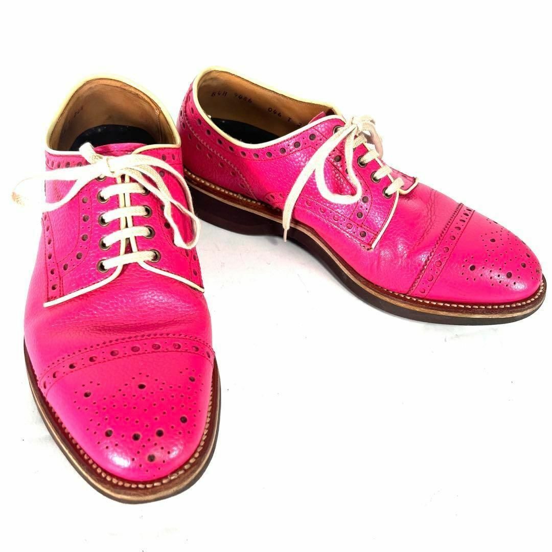 REGAL(リーガル)の限定品 REGAL ぺリグー　ストレートチップ メダリオン ピンク 24.5cm メンズの靴/シューズ(ブーツ)の商品写真