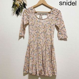 スナイデル(SNIDEL)のsnidelセットアップワンピース(ミニワンピース)