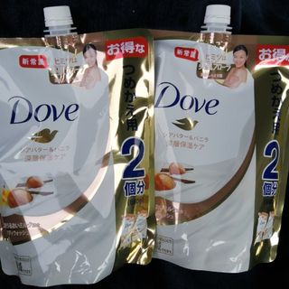 ダヴ(Dove（Unilever）)のダヴ ボディウォッシュ シアバター&バニラ つめかえ用 680g×２個セット(ボディソープ/石鹸)