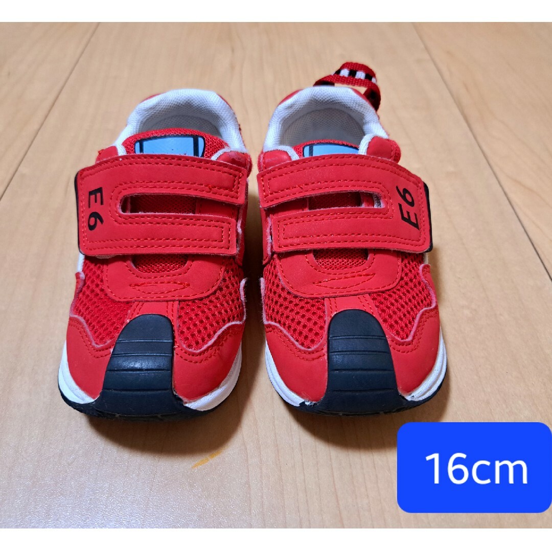 IFME(イフミー)のIFME ×TRAIN キッズスニーカーRED キッズ/ベビー/マタニティのキッズ靴/シューズ(15cm~)(スニーカー)の商品写真