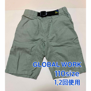 グローバルワーク(GLOBAL WORK)のグローバルワーク キッズ ハーフパンツ 半ズボン110ソフトタッチ綿麻ショーツ (パンツ/スパッツ)