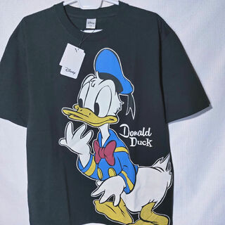 ディズニー(Disney)の新品 Tシャツ XL ドナルド ディズニー ビッグプリント クラシック 半袖(Tシャツ/カットソー(半袖/袖なし))