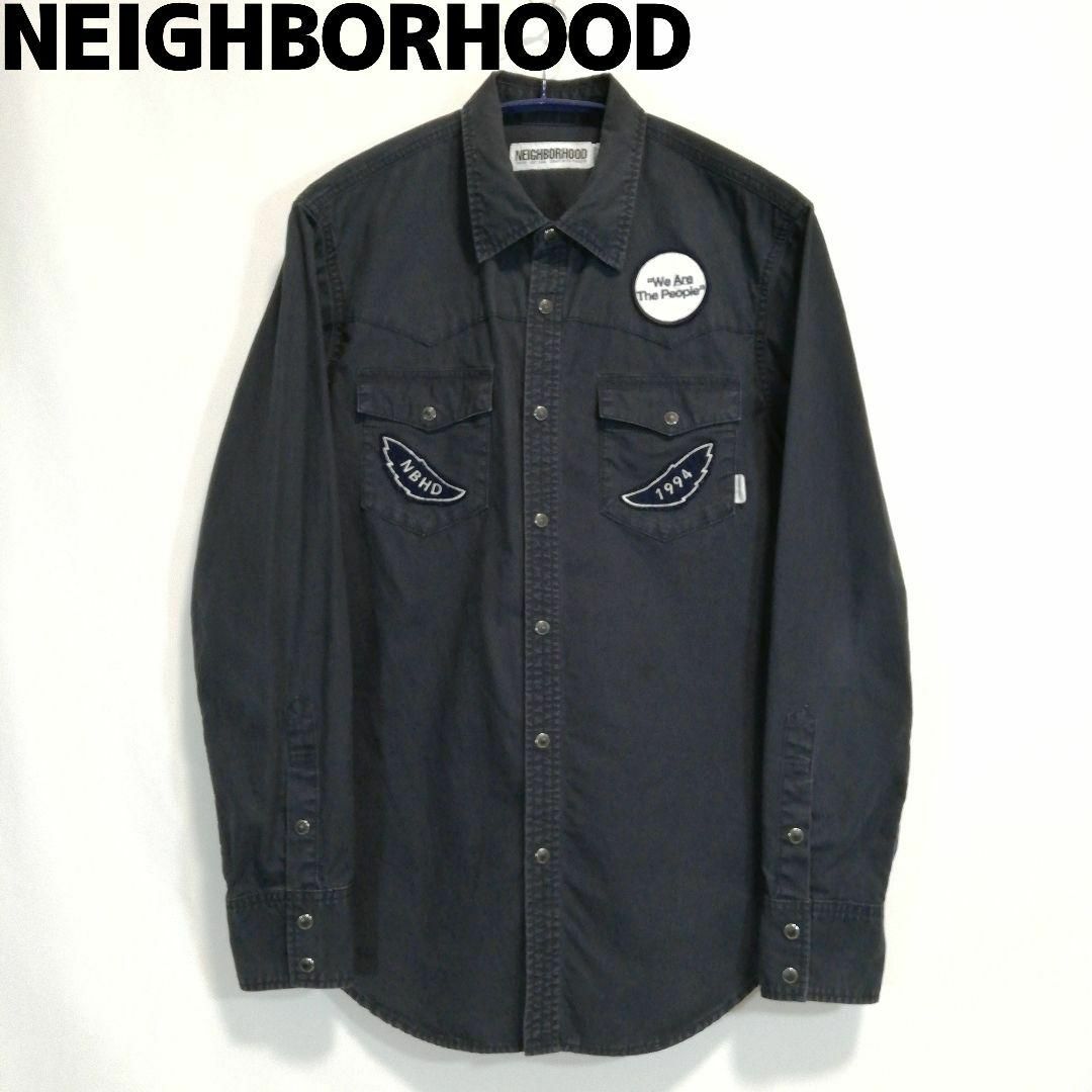 NEIGHBORHOOD(ネイバーフッド)のNEIGHBORHOOD ワークシャツ 長袖シャツ ネイバーフッド Mサイズ メンズのトップス(シャツ)の商品写真