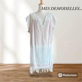 メドモワゼル(MES DEMOISELLES)のメドモワゼルパリ　コットンワンピース(ひざ丈ワンピース)