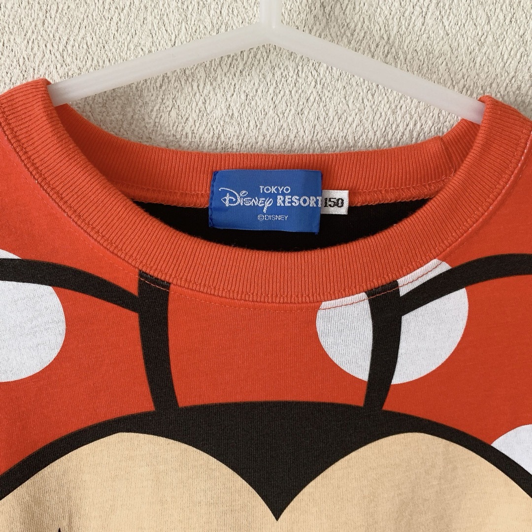 Disney(ディズニー)のディズニーリゾート ミニーちゃん  フェイス Tシャツ 150サイズ レディースのトップス(Tシャツ(半袖/袖なし))の商品写真