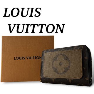 LOUIS VUITTON - 極美品　ルイヴィトン モノグラムリバースポルトフォイユルー 二つ折財布