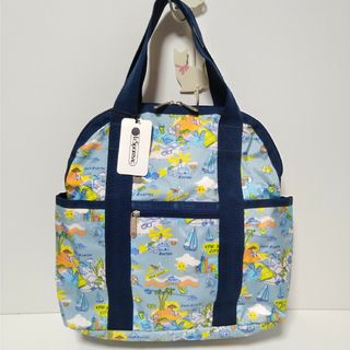 レスポートサック(LeSportsac)の新品　LeSportsac　NY柄　シティリトリート　リュックトート♪(リュック/バックパック)