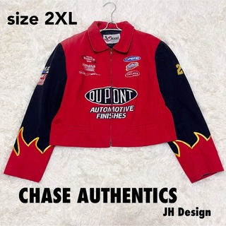 CHASE AUTHENTICS JH Design レーシングジャケット ロゴ(ブルゾン)