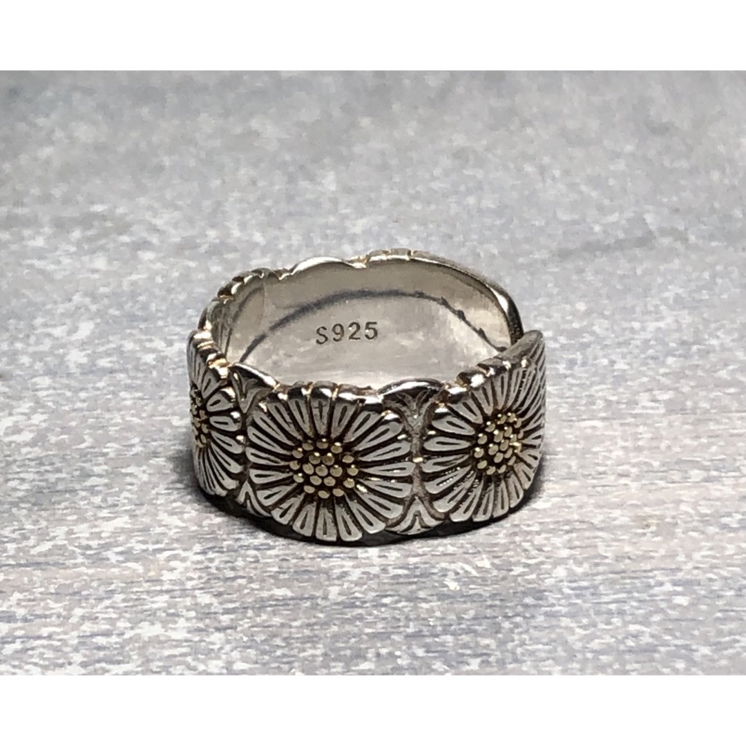 シルバーアクセサリー　デイジー　リング　silver 925 指輪　　フラワー レディースのアクセサリー(リング(指輪))の商品写真