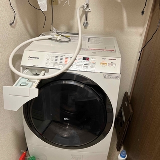 パナソニック(Panasonic)の美品　パナソニック ヒートポンプ式乾燥　NA-VX3600L ドラム式洗濯乾燥機(洗濯機)