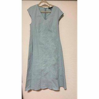 セオリー(theory)のセオリー　seamed dress eco crunch wash エコクランチ(ひざ丈ワンピース)