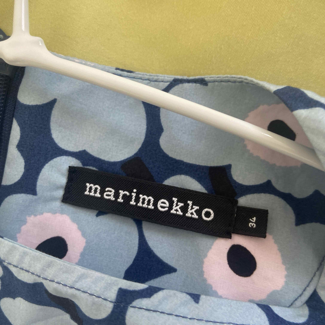 marimekko(マリメッコ)の【美品】マリメッコ　花柄　ウニッコ　ワンピース　ドレス レディースのワンピース(ひざ丈ワンピース)の商品写真