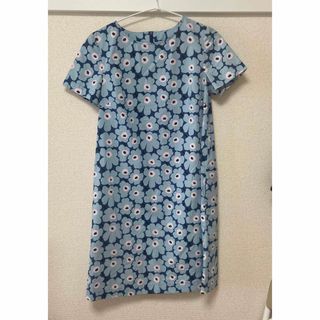 marimekko - 【美品】マリメッコ　花柄　ウニッコ　ワンピース　ドレス