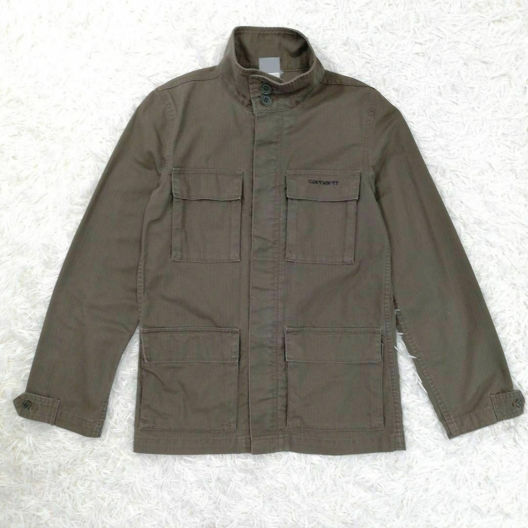 carhartt(カーハート)のカーハート　ジャケット　ミリタリージャケット　スタンドカラー　レディース　S レディースのジャケット/アウター(ブルゾン)の商品写真