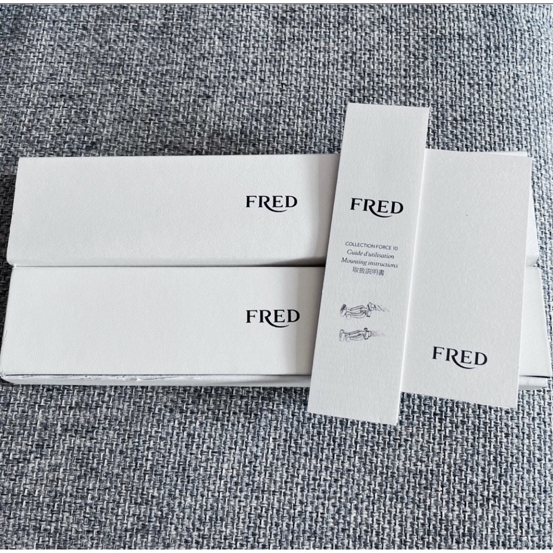 FRED(フレッド)のFRED フォース10 ホワイトゴールド　アフターダイヤ メンズのアクセサリー(ブレスレット)の商品写真