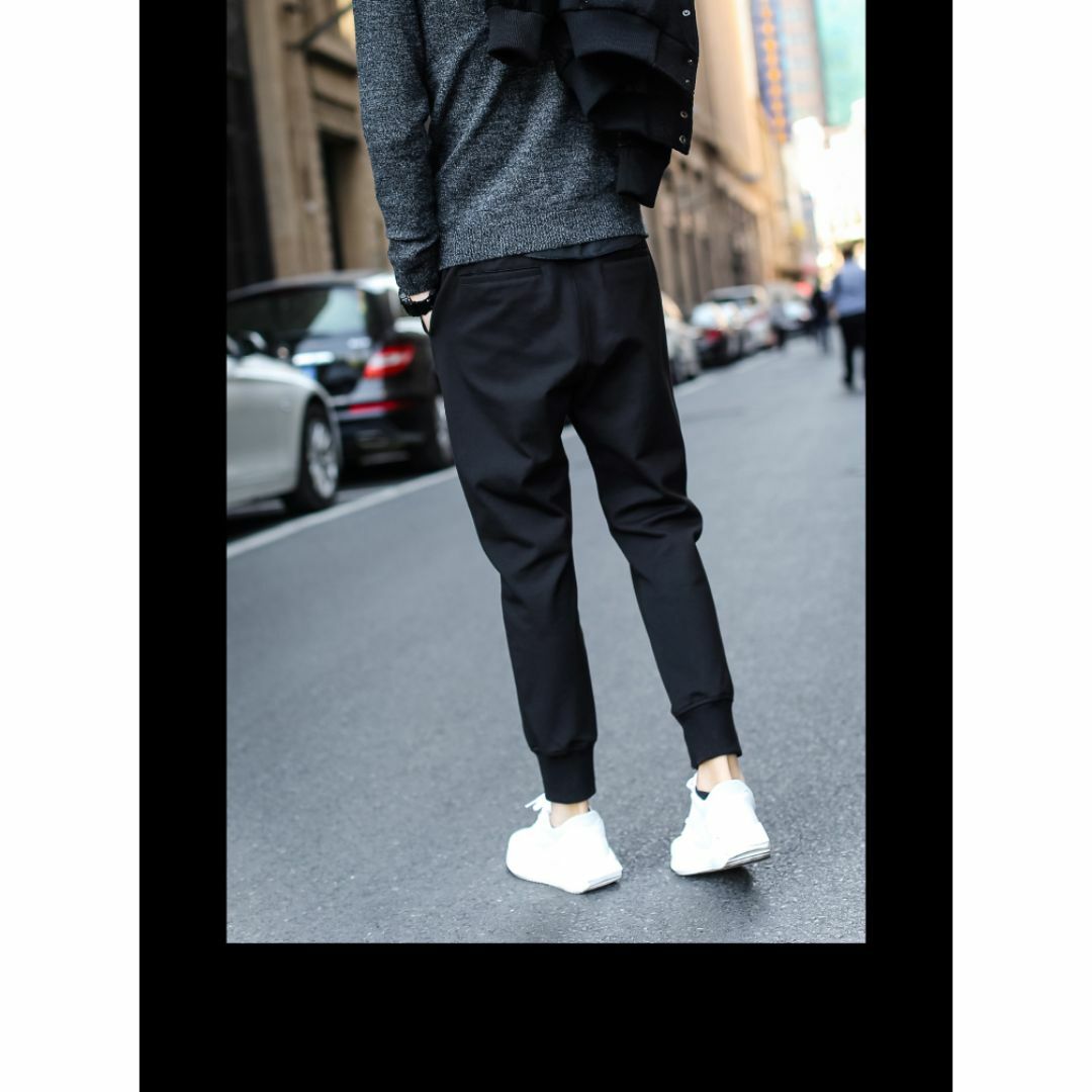 ユニセックス ジョガーパンツ ブラック ジャージ s m l xl メンズのパンツ(スラックス)の商品写真