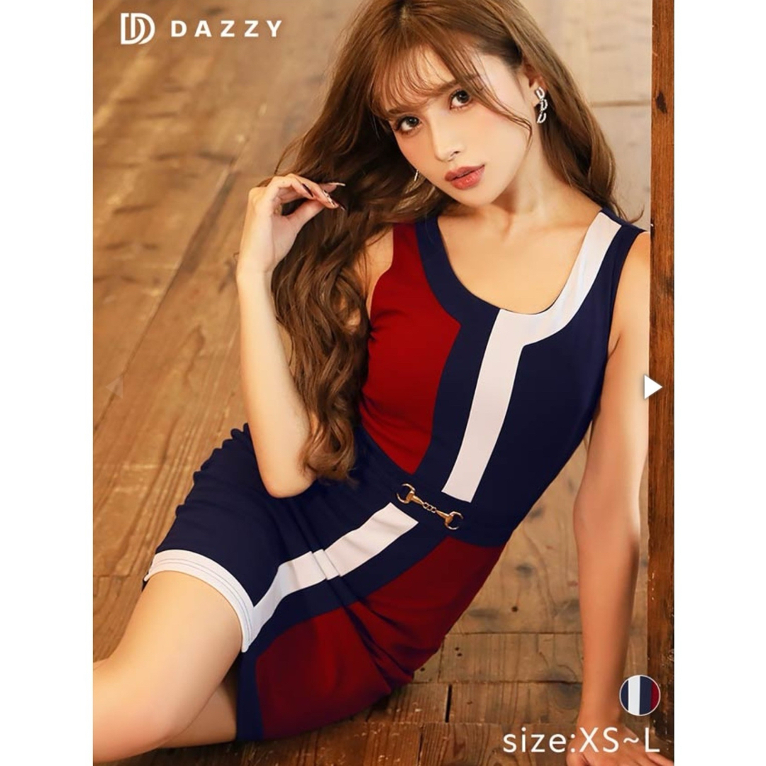 dazzy store(デイジーストア)の最終値下げ‼️新品未使用　DAZZY ミニワンピ　XS オールシーズン レディースのワンピース(ミニワンピース)の商品写真